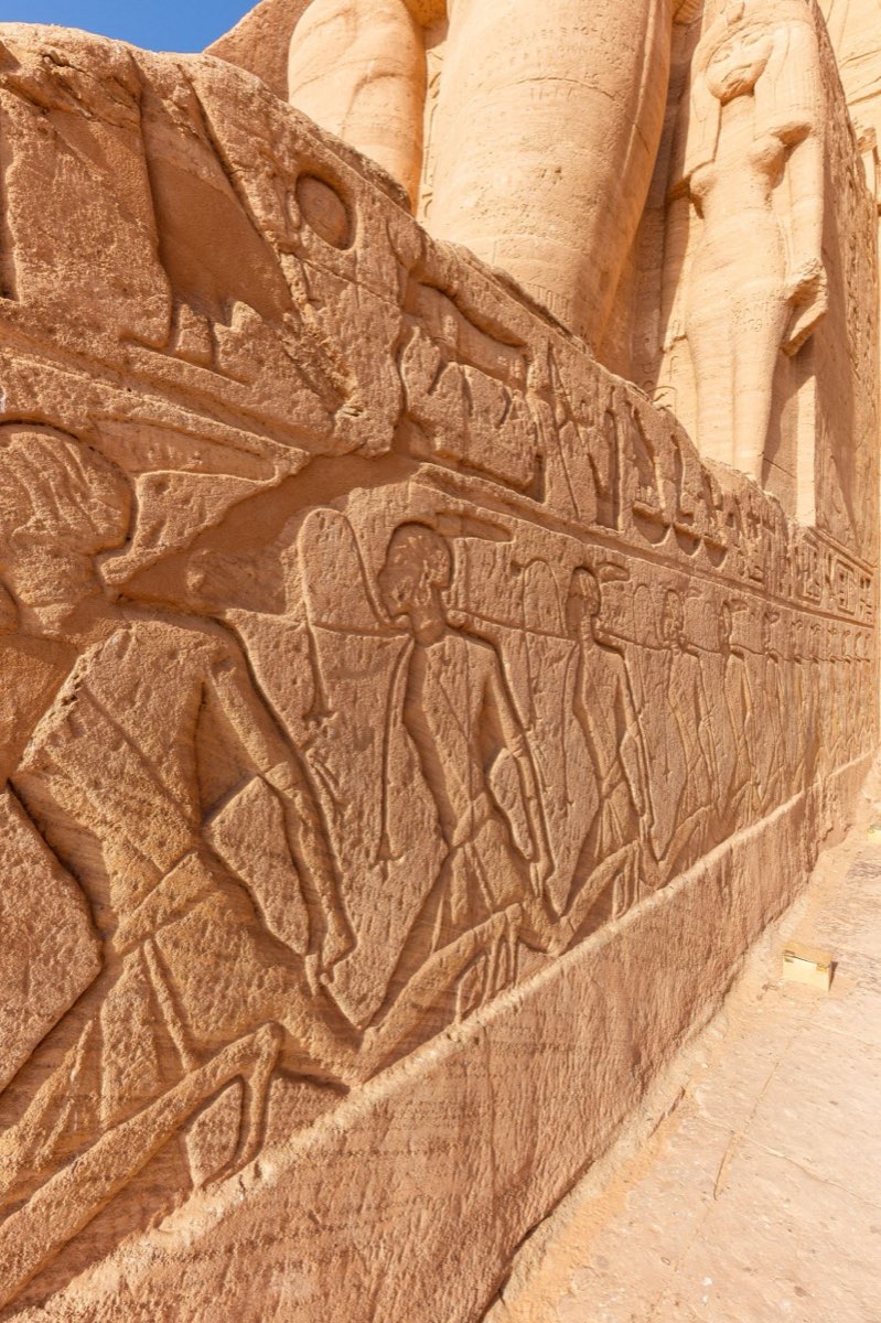 Abu Simbel temple of Ramses II